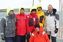 The Crew: Lisa, Rick, Julie, Ken, Martin and Michael