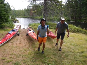Some Long Portages Interrupted Our Paddling!